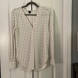 Ann Taylor, V-neck blouse